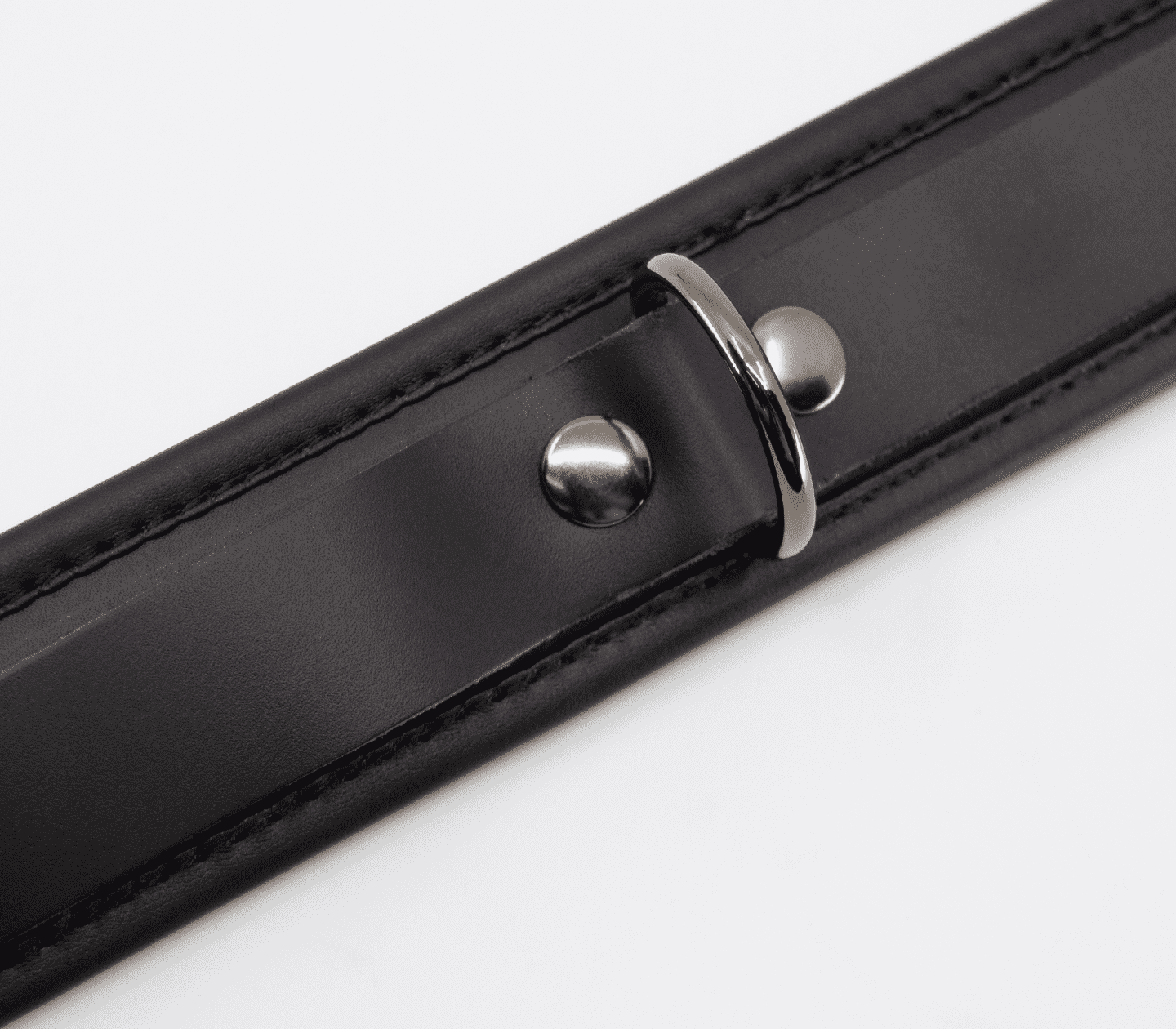 Love In Leather Leather Collar With Coloured Hardware