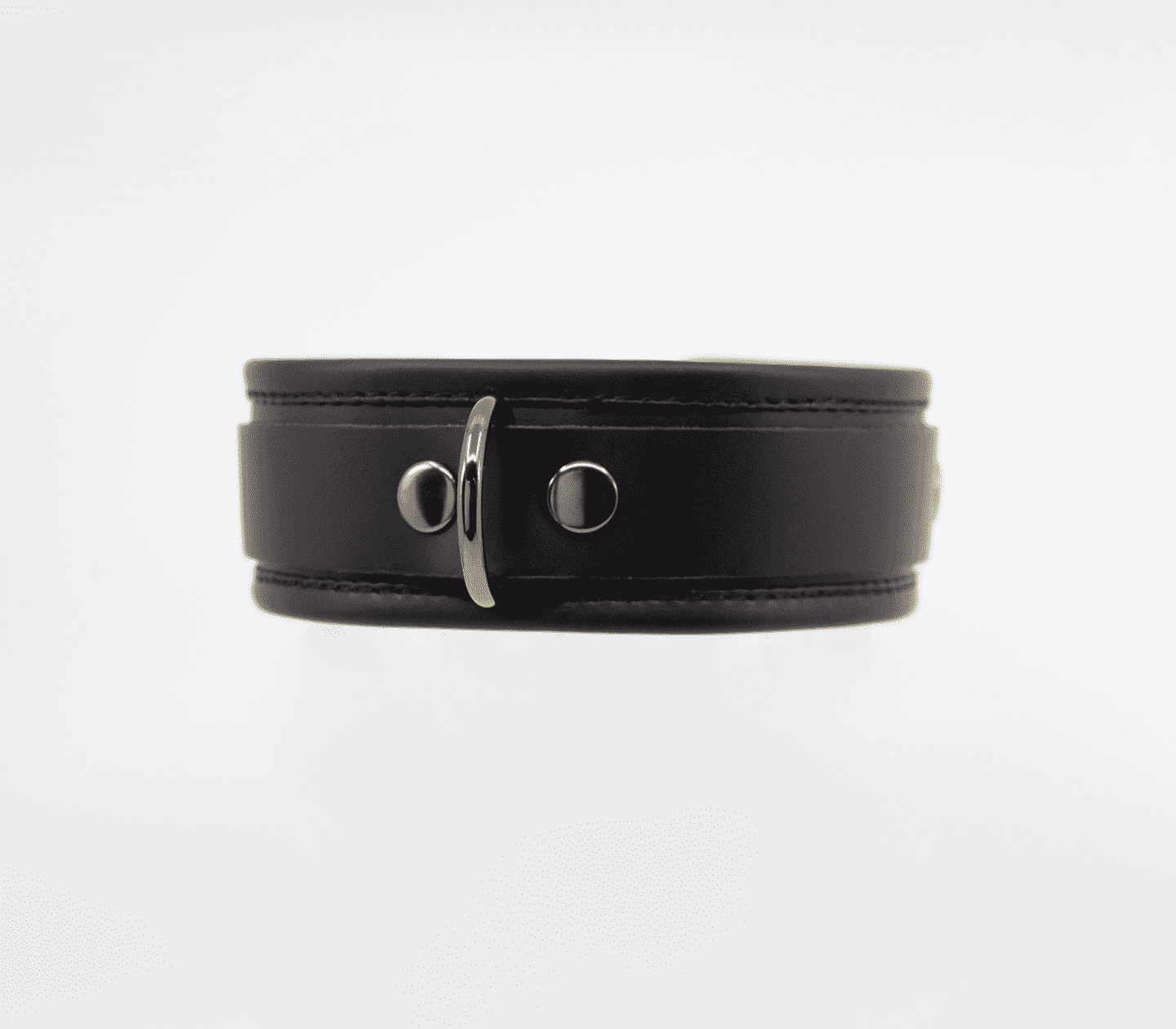 Love In Leather Leather Collar With Coloured Hardware
