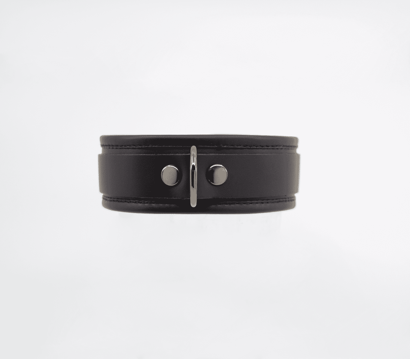 Love In Leather Leather Collar With Coloured Hardware