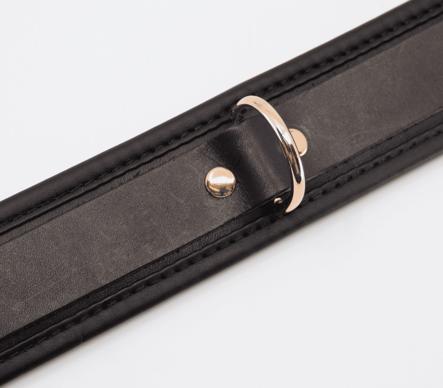 Love In Leather Leather Collar With Coloured Hardware