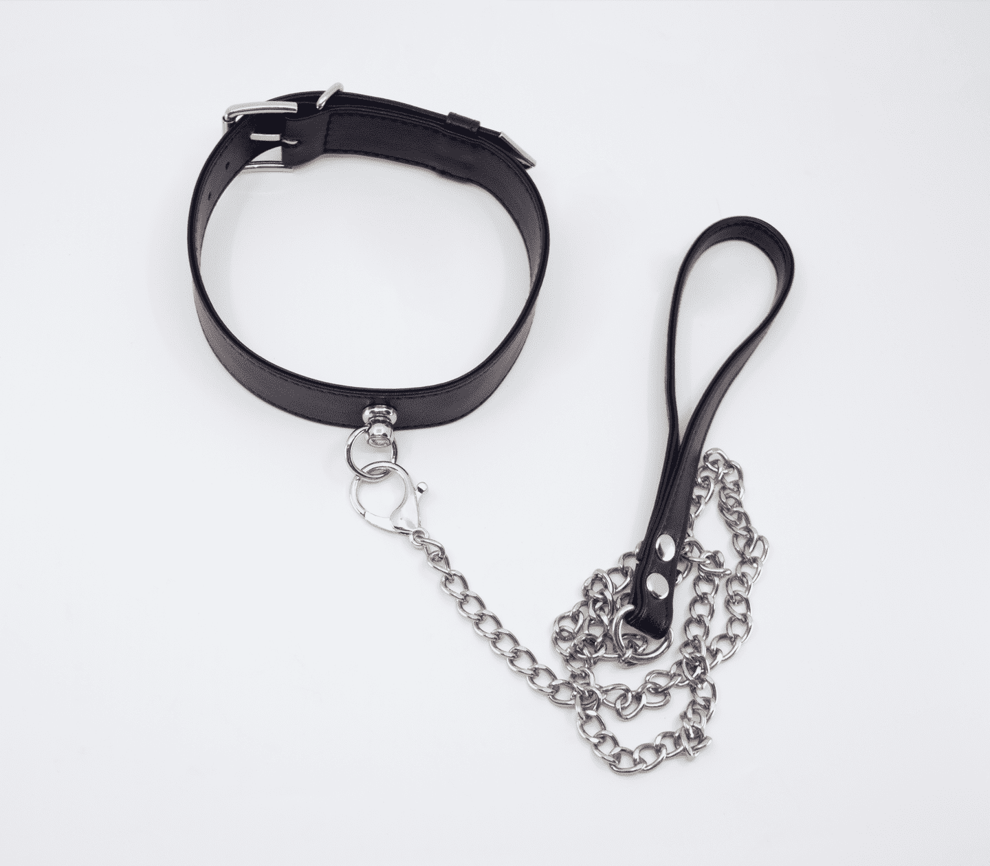 Love In Leather Tipped Leather Collar & Lead Set