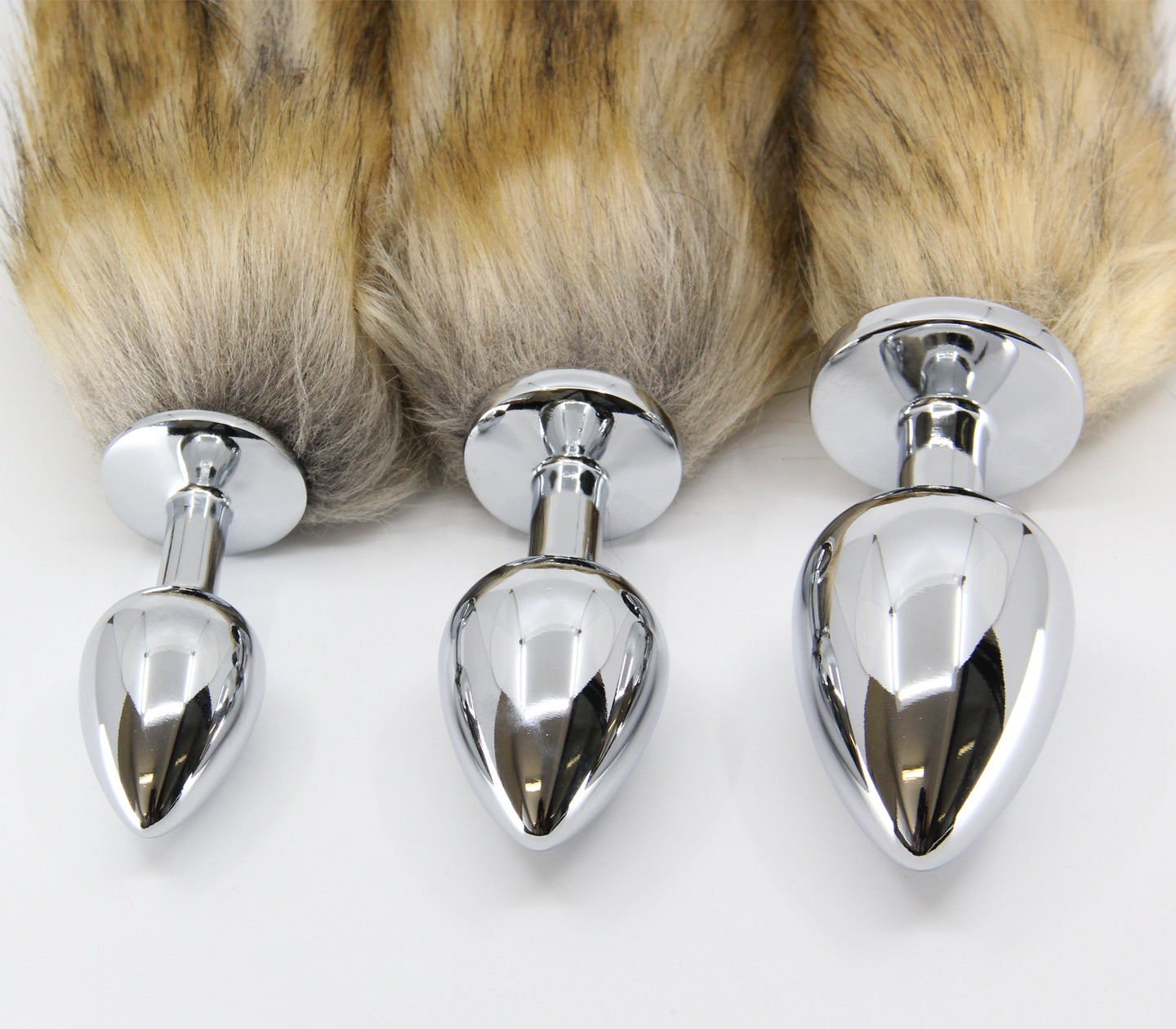 Love In Leather FOX001 Fox Tail Butt Plug - MULTIPLE COLOURS