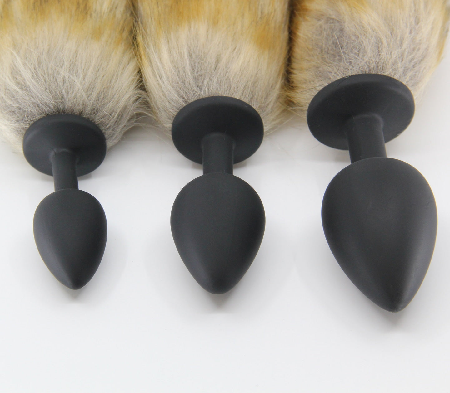 Love In Leather FOX004 Fox Tail Butt Plug - MULTIPLE COLOURS