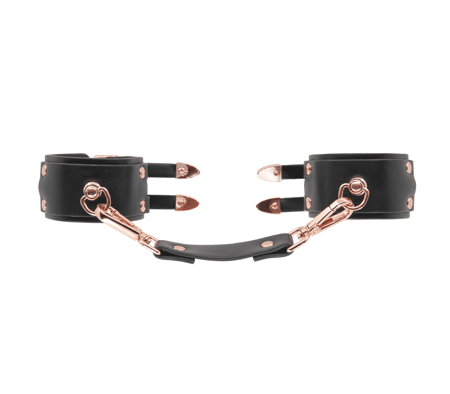 Love In Leather Faux Leather Wrist Cuffs With Gold Or Rose Gold Hardware
