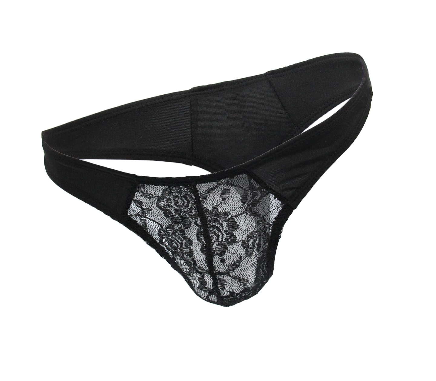 Love In Leather Mens Lace Pouch G-String Size S/M or L/XL - MULTIPLE COLOURS