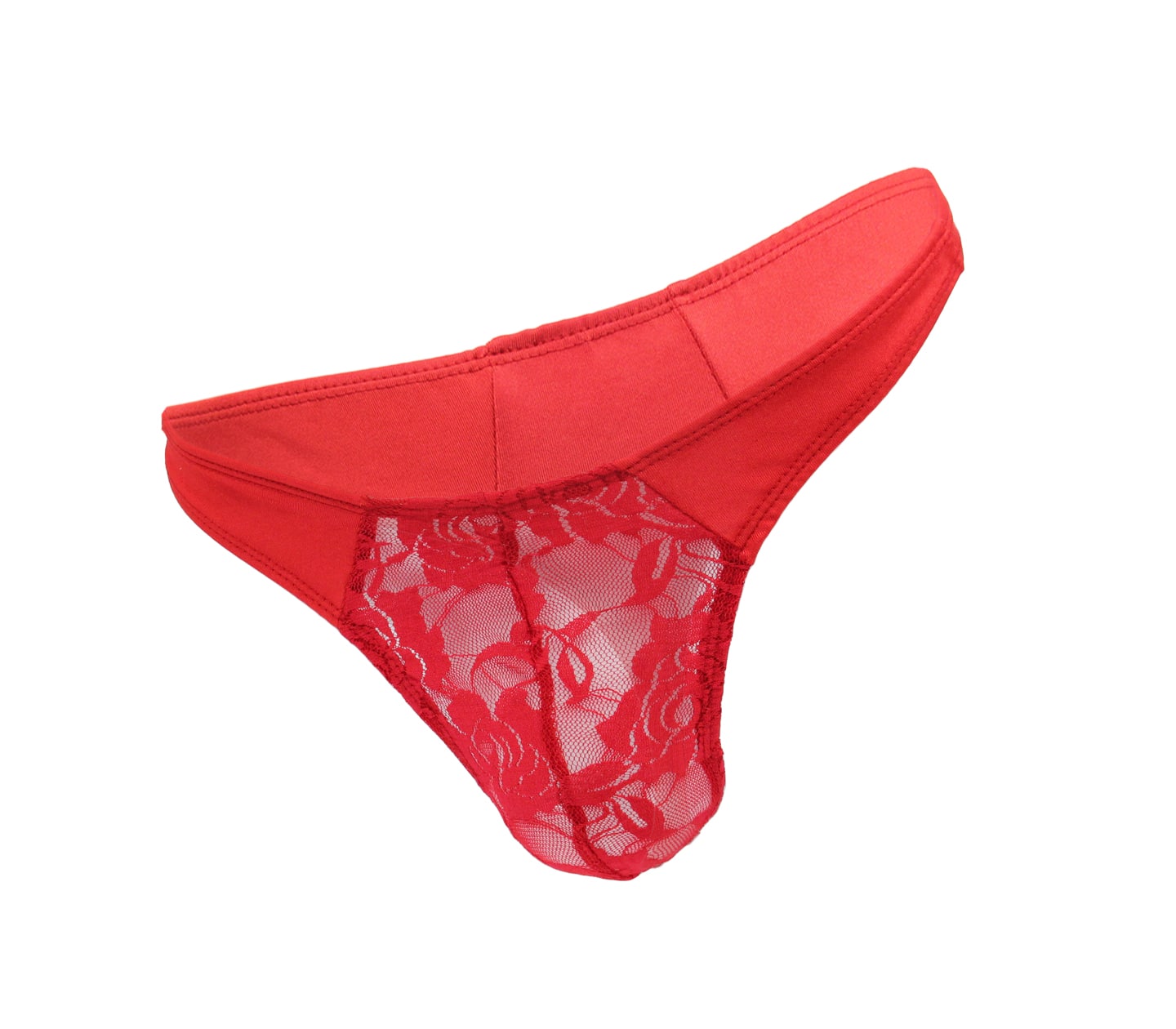 Love In Leather Mens Lace Pouch G-String Size S/M or L/XL - MULTIPLE COLOURS