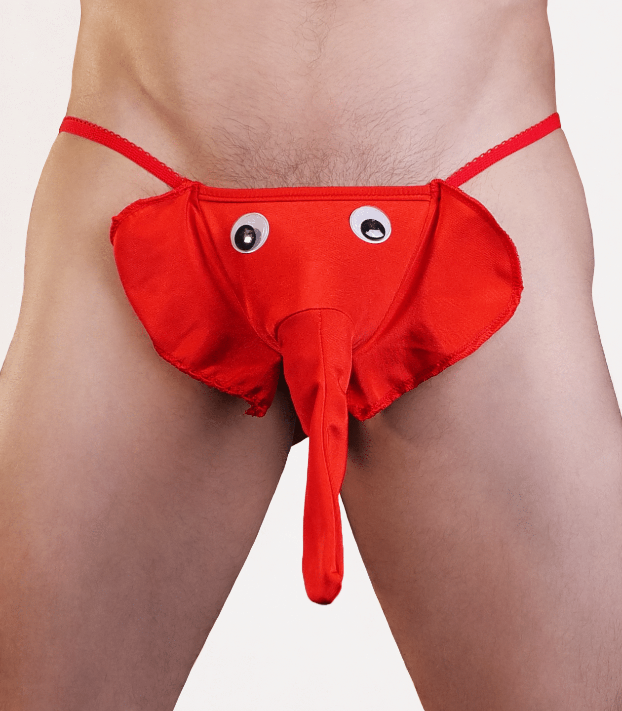 Love In Leather Mens Novelty Elephant G-String One Size - MULTIPLE COLOURS