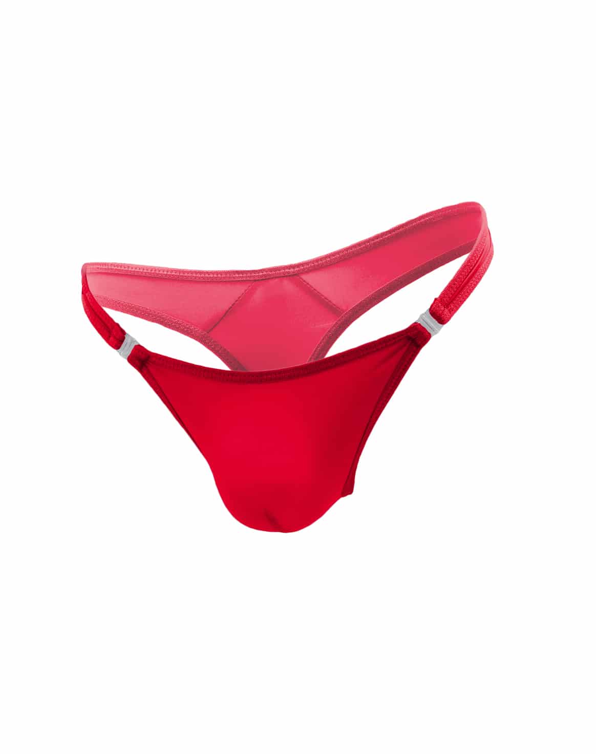 Love In Leather Mens Lycra G-String With Quick Release Clips Size S/M or L/XL - MULTIPLE COLOURS