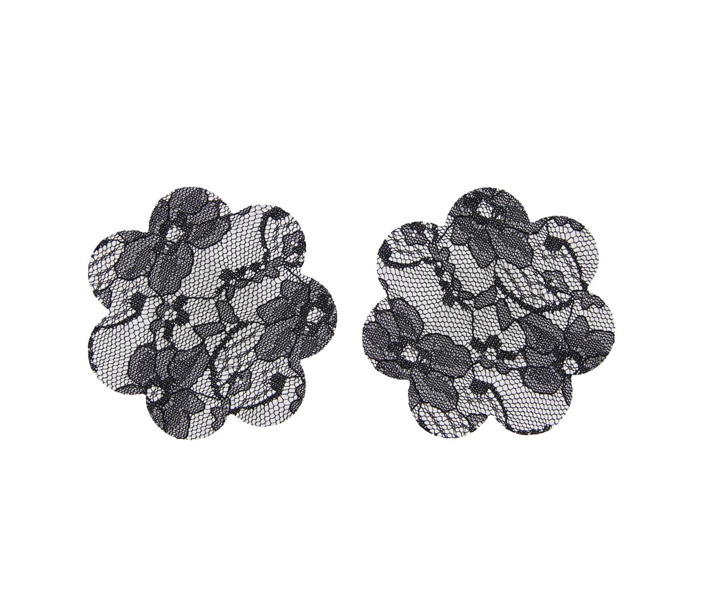 Love In Leather Sheer Lace Nipple Covers