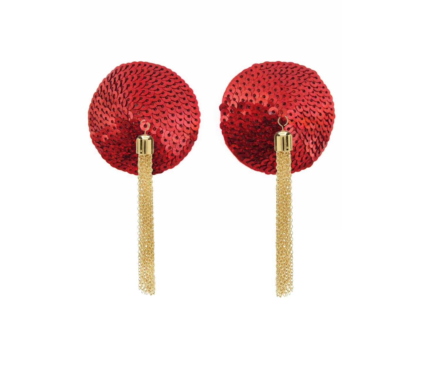 Love In Leather Chain Nipple Tassels - MULITPLE COLOURS