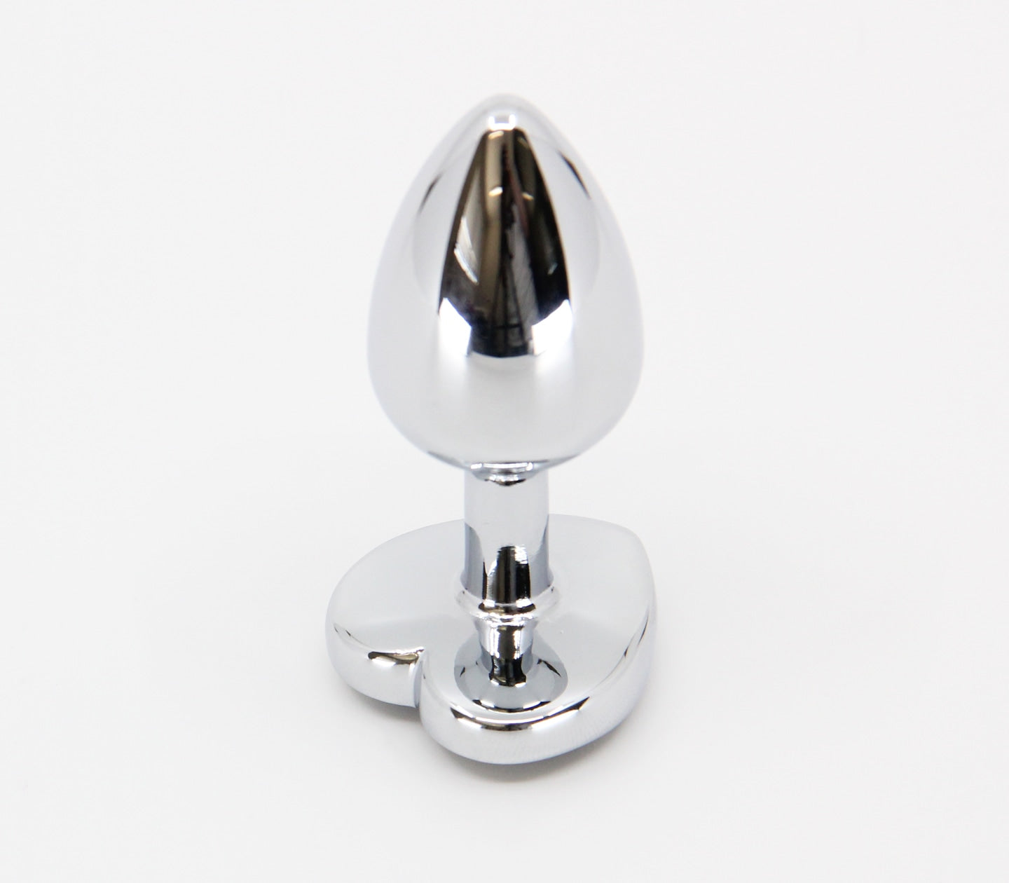 Love In Leather PLU002 Heart Gem Butt Plug - MULTIPLE COLOURS