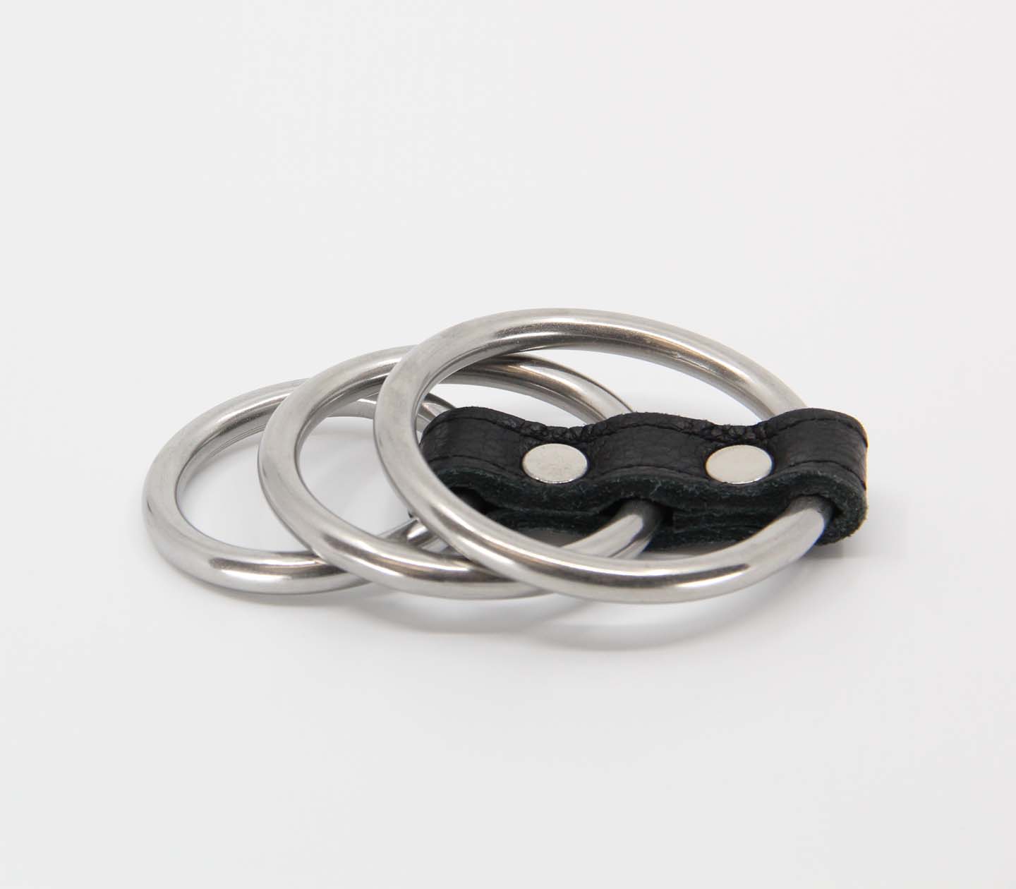 Love In Leather Three Gates of Hell Cock Ring