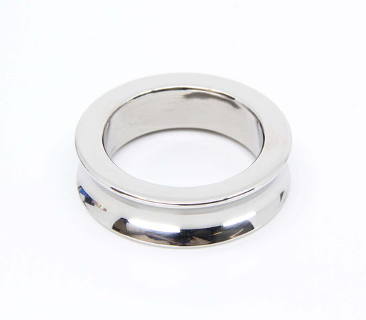 Love In Leather Stainless Steel Fat Boy Cock Ring - MULTIPLE SIZES
