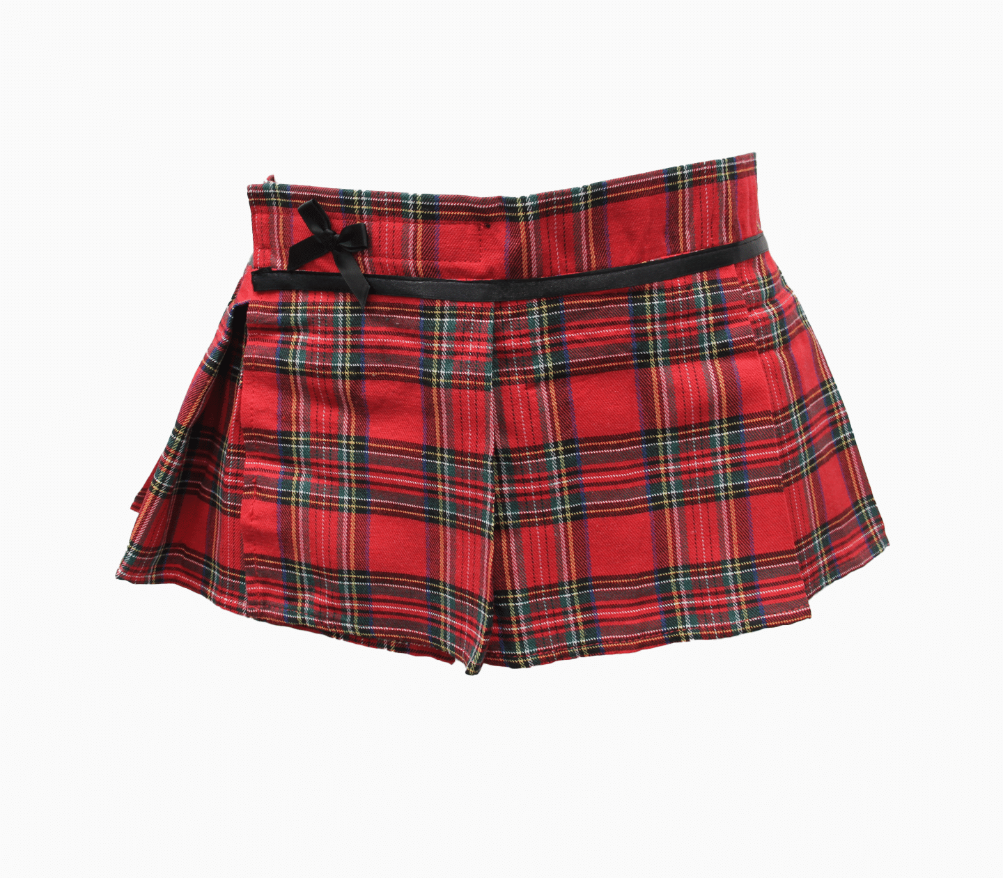 Love In Leather School Girl Tartan Wrap Skirt Size S/M/L/XL - MULTIPLE COLOURS