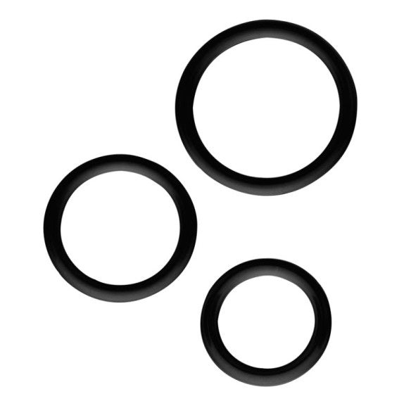 CHISA GK Power Magnum Force Cock Ring Set Black