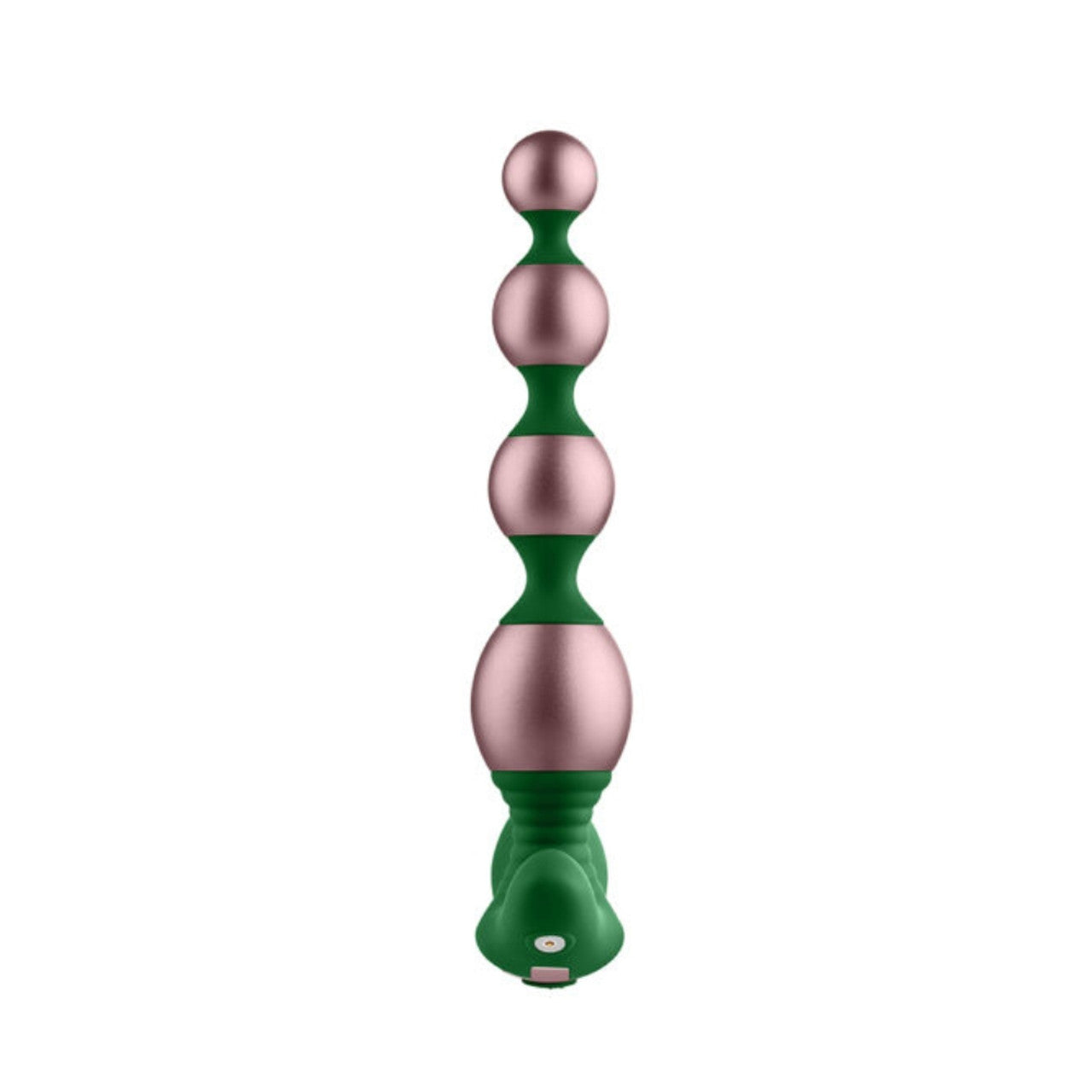 Femme Funn Bougie Beads - Vibrating Anodized Anal Beads - Rose Gold