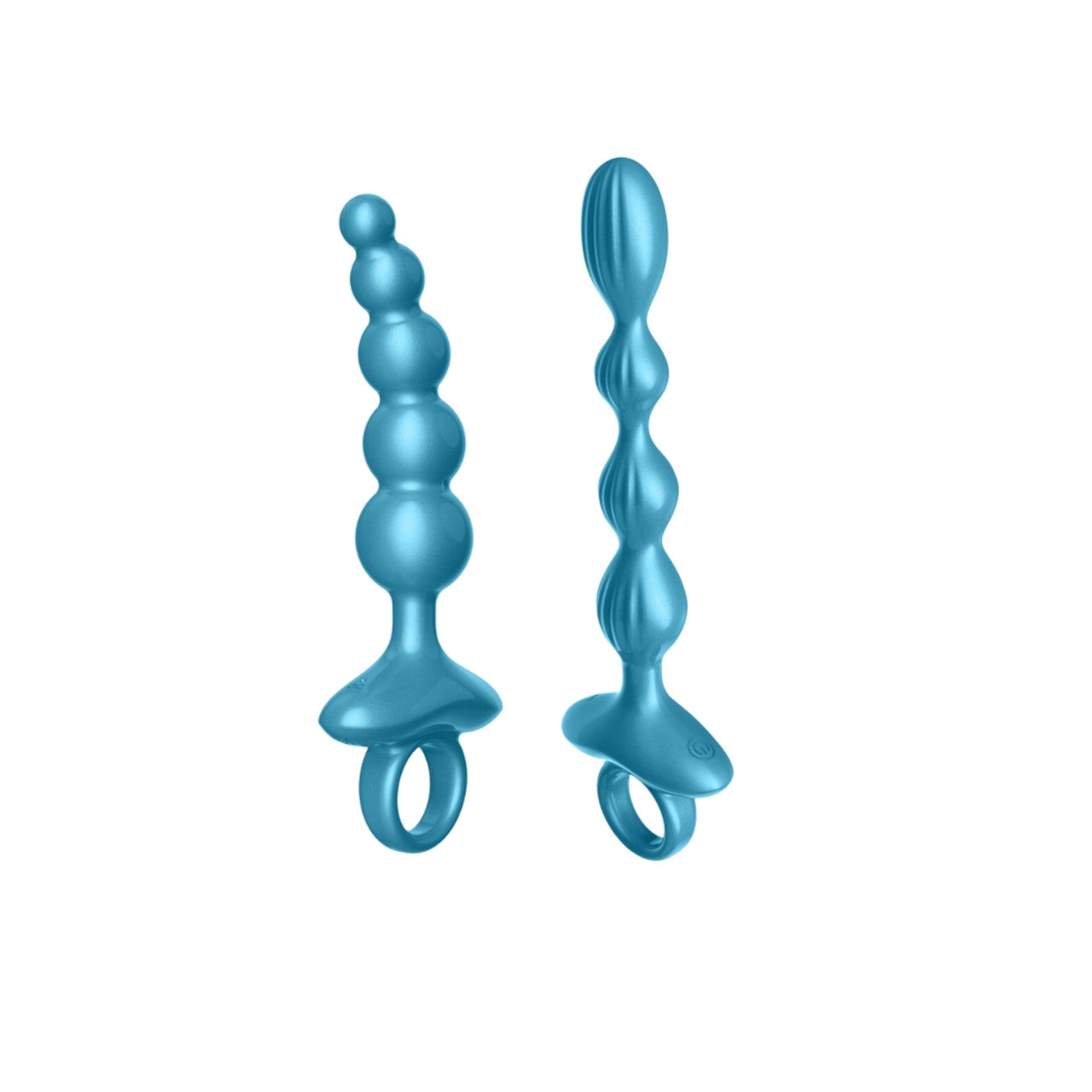 Luv Inc Grooved or Curved Ring Luv Anal Vibrating Beads with Remote Control