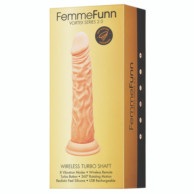 Femme Funn Turbo Shaft 2.0 Rotating Vibrator with Remote Control