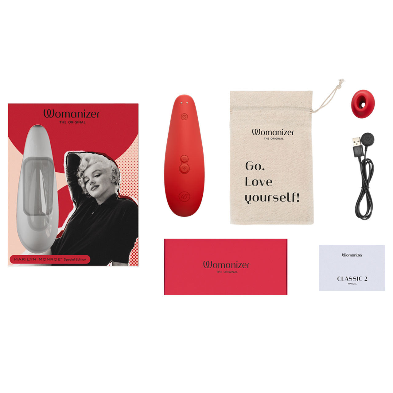 Womanizer Marilyn Monroe Classic 2 Special Edition - Pleasure Air Clitoral Stimulator