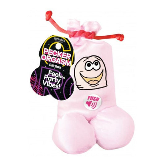 Hott Products | Pecker Orgasm Talking Gift Bag Pink