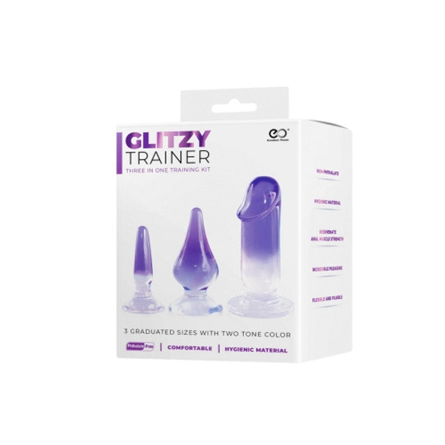 Excellent Power Glitzy Trainer 3 in 1 PVC Mulit Kit - Transparent