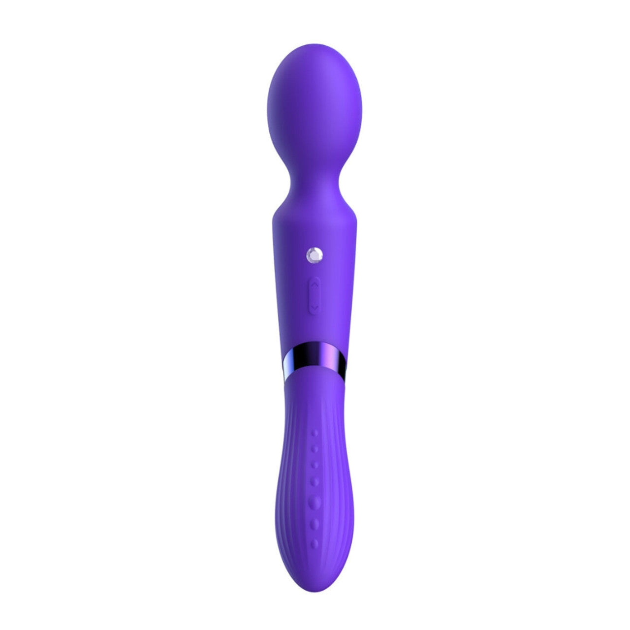 Luv Inc De39: Double-Ended Luv Wand Vibrator - Dark Purple