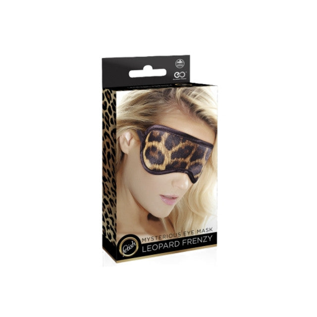Excellent Power Leopard Frenzy PU Leather Eye Mask