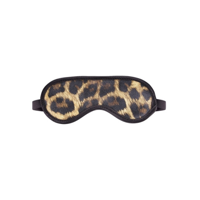 Excellent Power Leopard Frenzy PU Leather Eye Mask