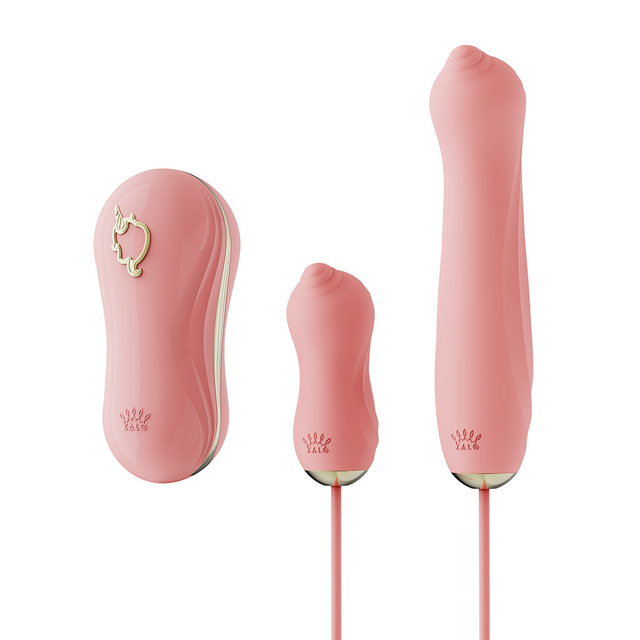 ZALO Unicorn Set Suction 3 in 1 Massager Pink