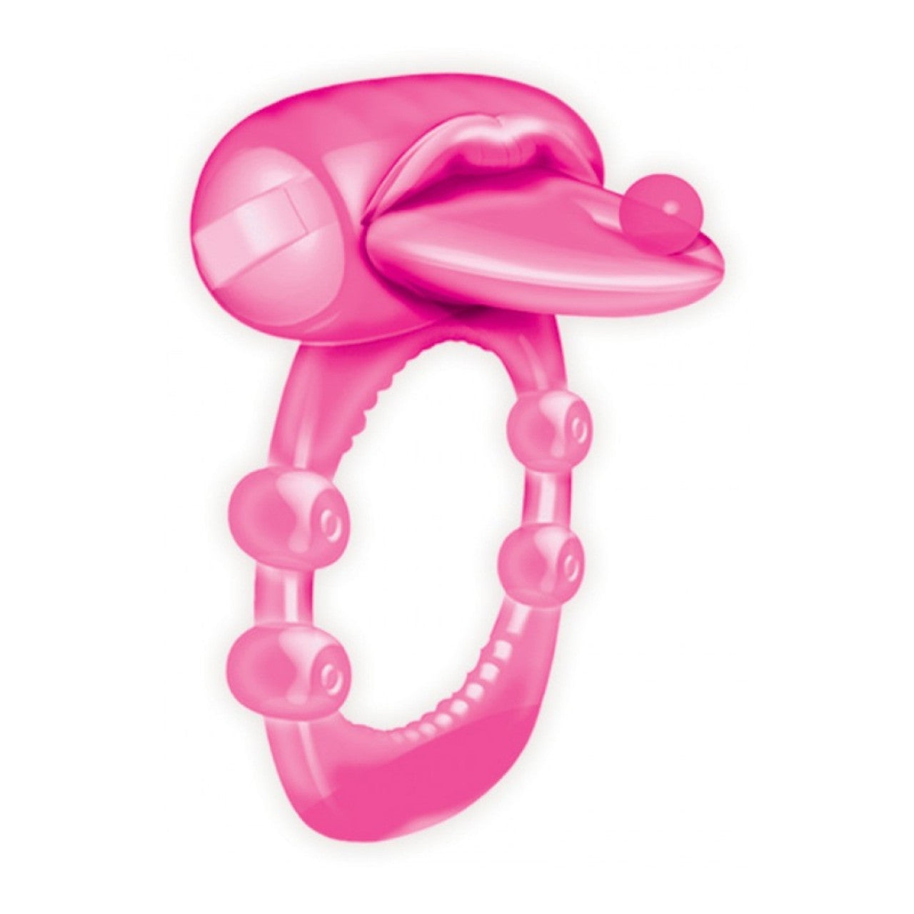 Hott Products | Xtreme Vibes - Forked or Nubbie Tongue Cock Ring Couples Vibrator