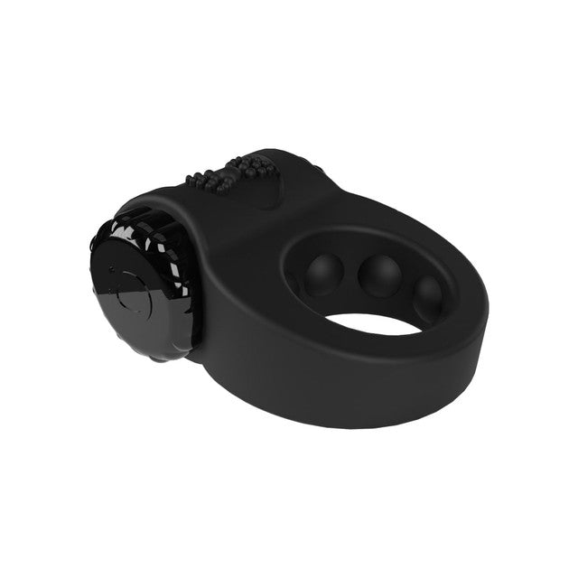 ScreamingO Charged BigO Ritz Vibrating Cock Ring Black