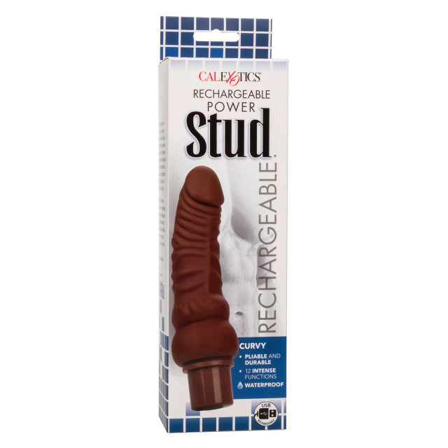 CalExotics Rechargeable Power Stud Curvy Vibrator