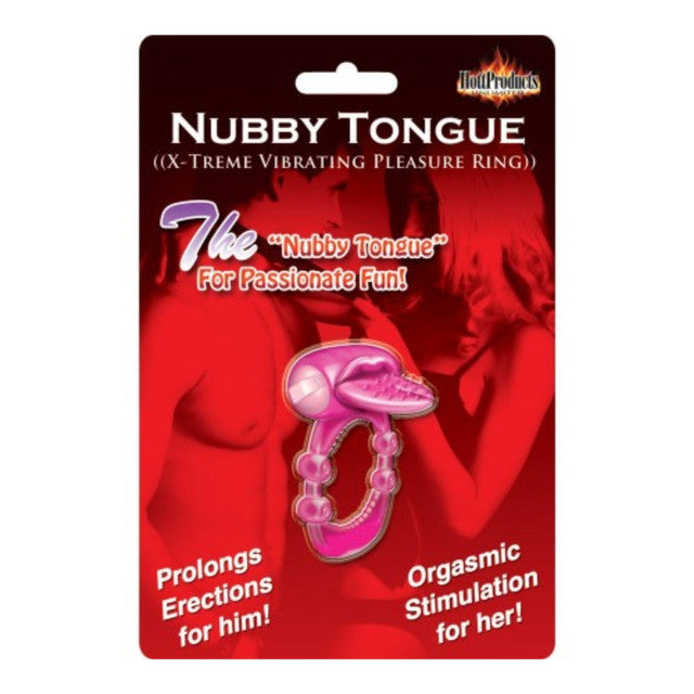 Hott Products | Xtreme Vibes - Forked or Nubbie Tongue Cock Ring Couples Vibrator