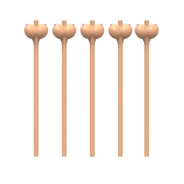 Hott Products | Boobie Straws (Flesh Color) 6Pk