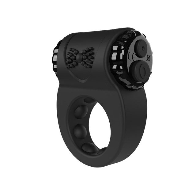 ScreamingO Charged BigO Ritz Vibrating Cock Ring Black