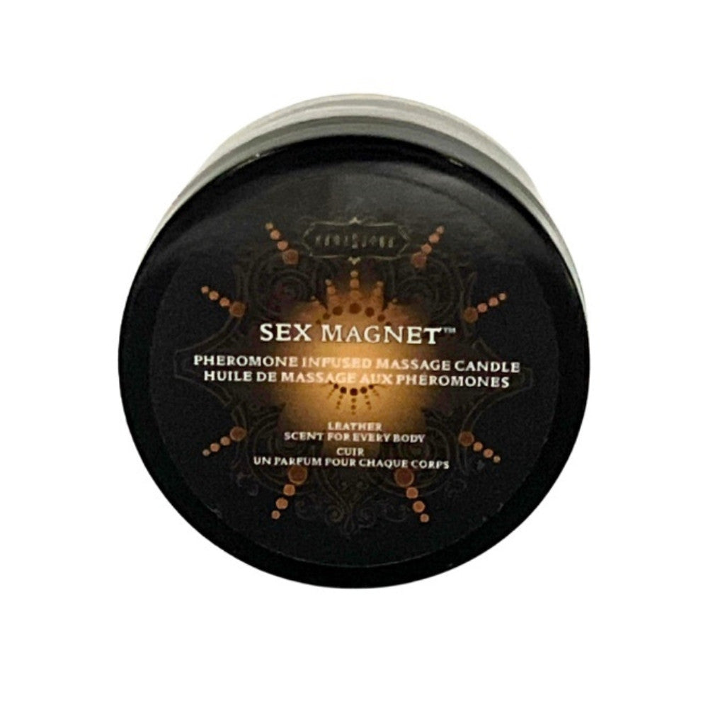 Kama Sutra Sex Magnet Pheromone - Leather Massage Candle 48g