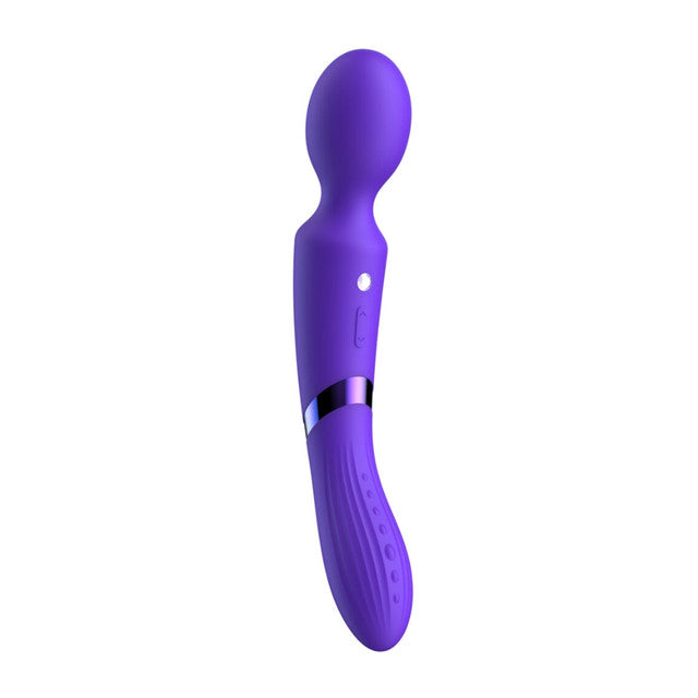 Luv Inc De39: Double-Ended Luv Wand Vibrator - Dark Purple