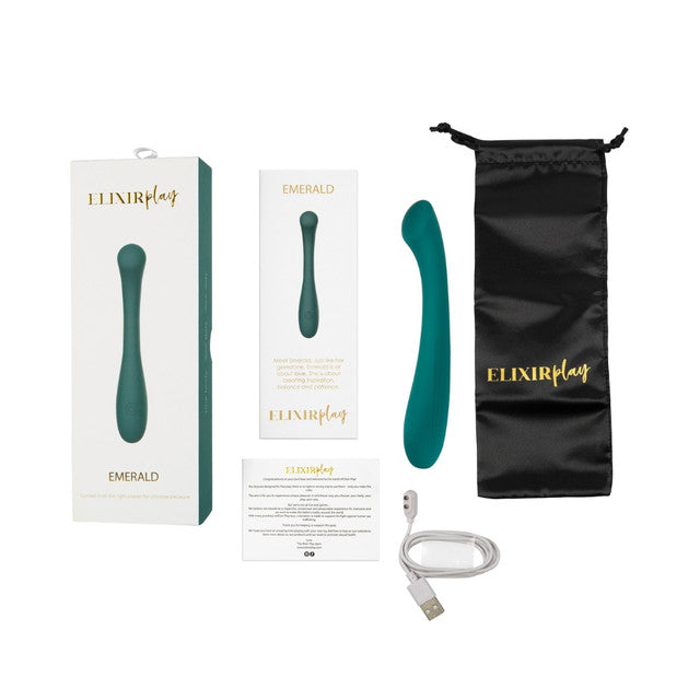 ELIXIR Play Emerald Bendable Vibrator