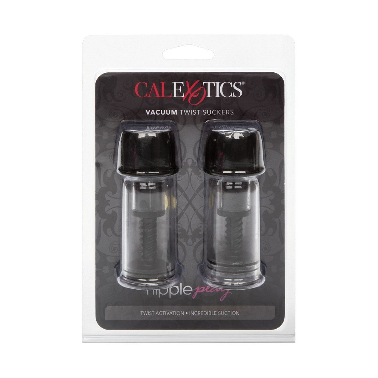Calexotics Nipple Play Vacuum Twist Suckers Black