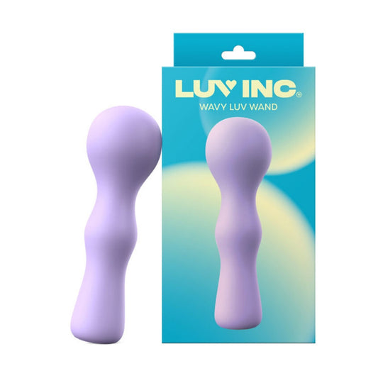 Luv Inc Ww37: Wavy Luv Wand Vibrator - Light Purple