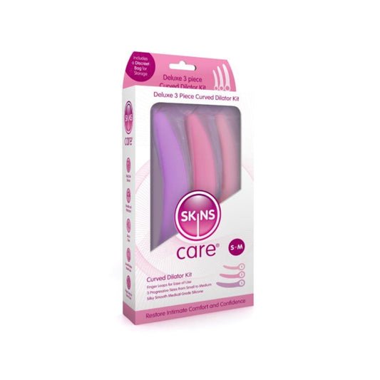 CreativeC | Skins Care Curved Dilators - Deluxe 3-Piece Curved Dilator Kit (Sizes S-M)