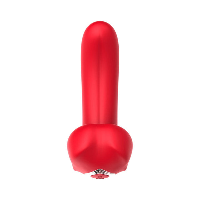 Luv Inc Tt61: Twirling Tongue Vibrator - Red