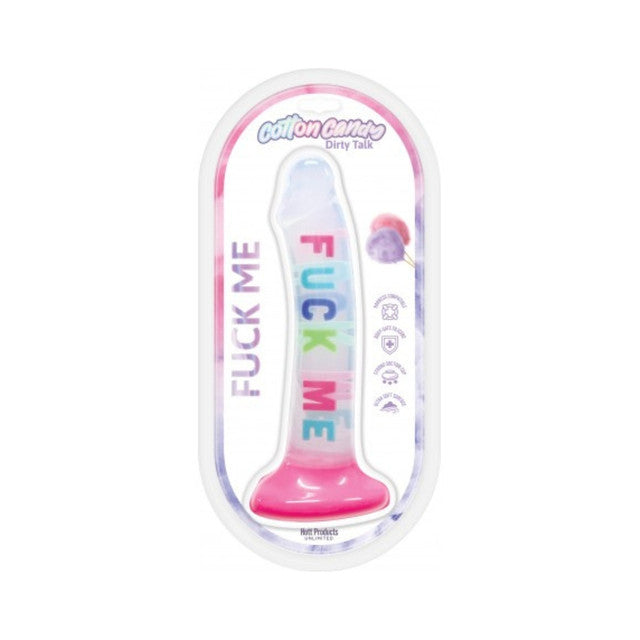 Hott Products | Cotton Candy Dirty Talk Dildo
