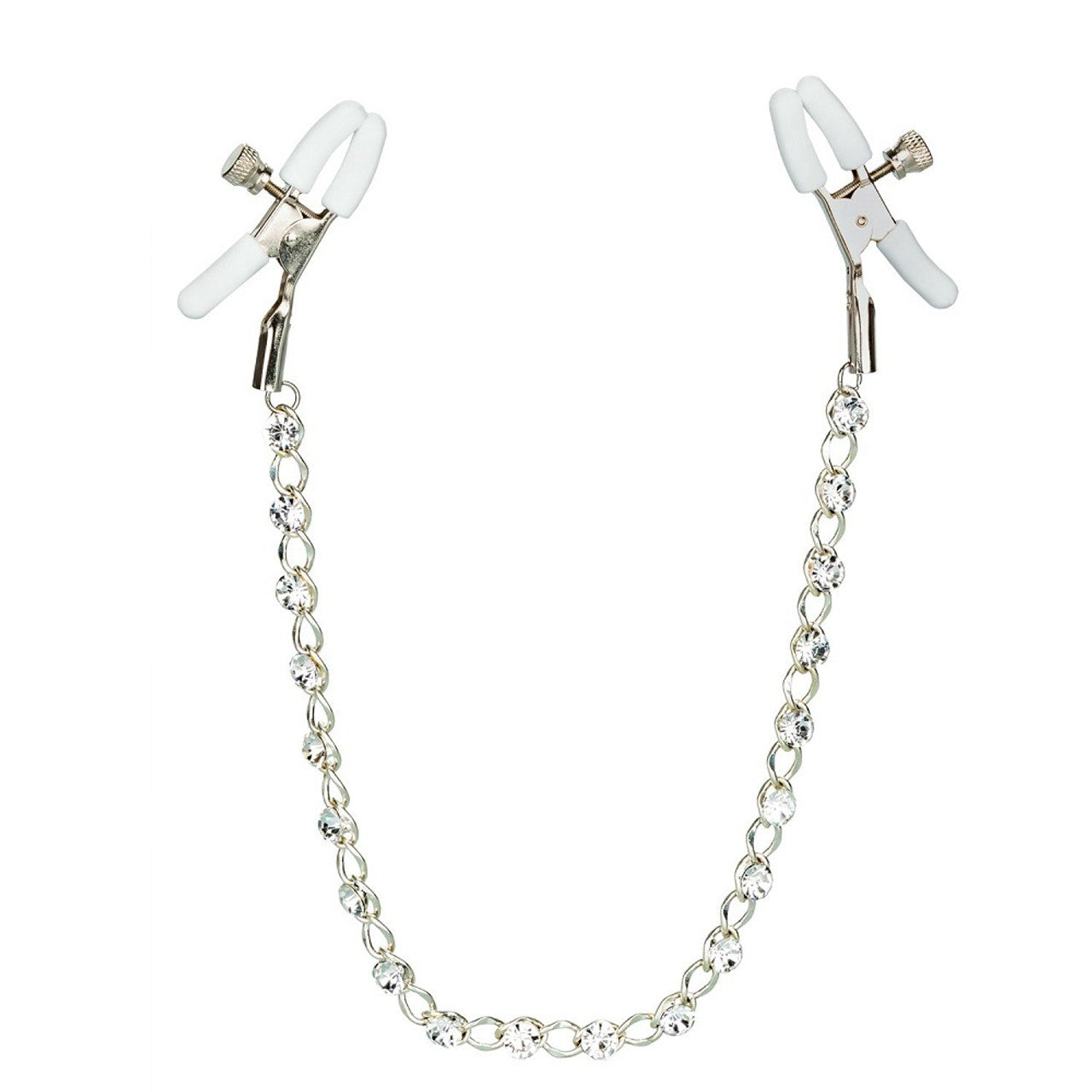 Calexotics Nipple Play Crystal Chain Nipple Clamps