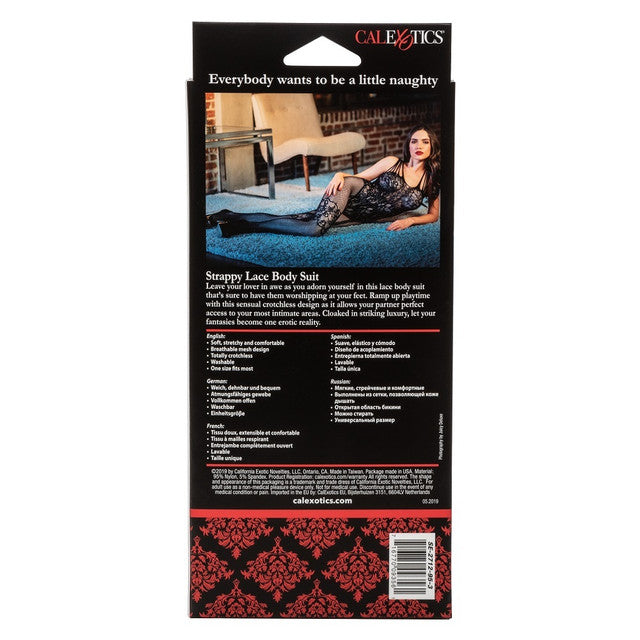 Calexotics Scandal Strappy Lace Body Suit One Size