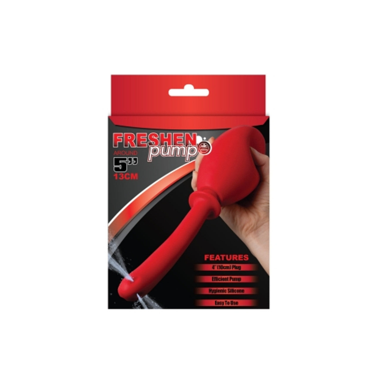 Excellent Power Freshen Pump 5" Douche with Silicone Ball