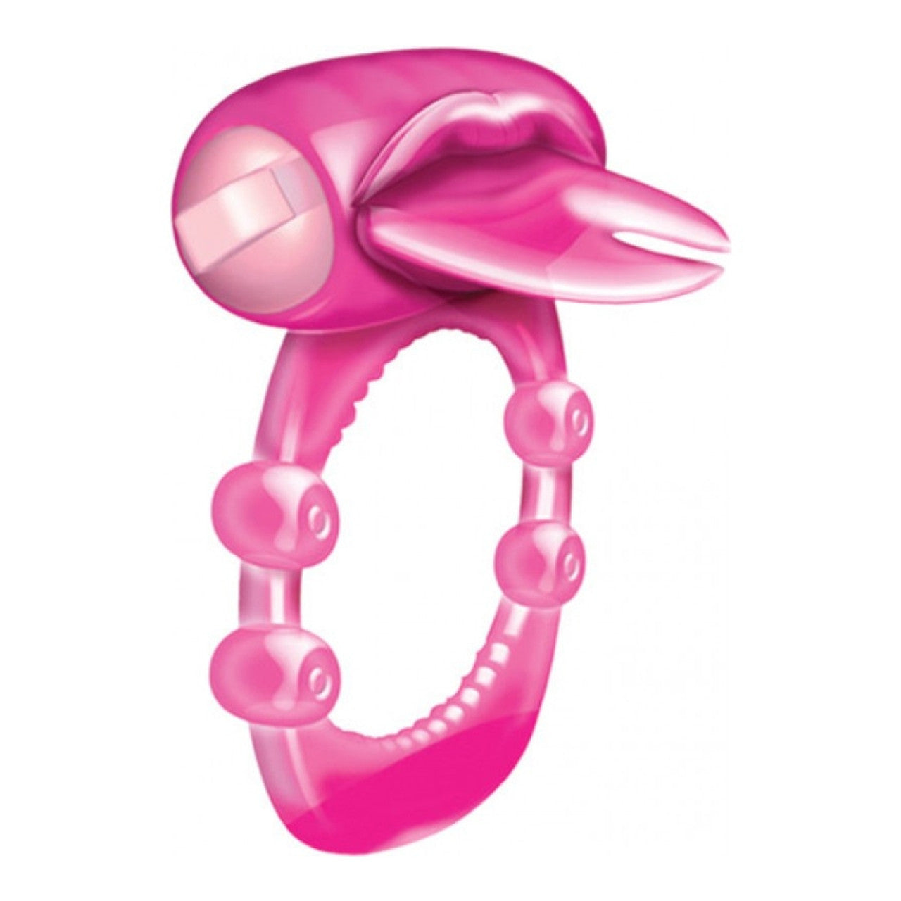 Hott Products | Xtreme Vibes - Forked or Nubbie Tongue Cock Ring Couples Vibrator