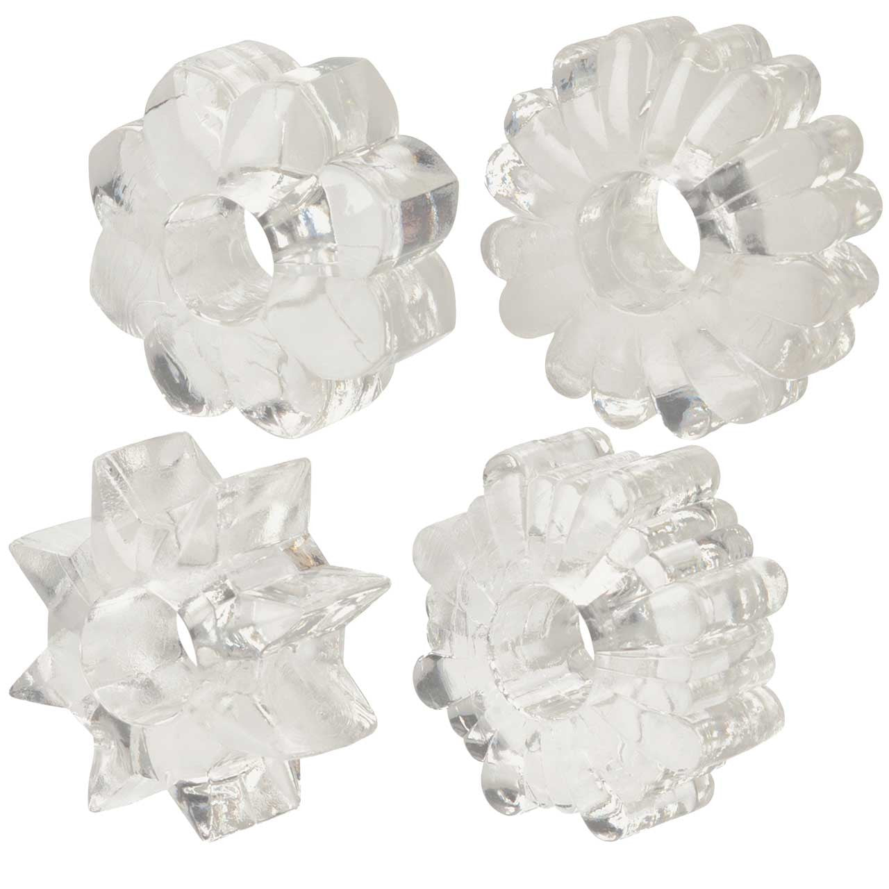 CalExotics Basic Essentials® Super-stretchy TPR Enhancers - Clear