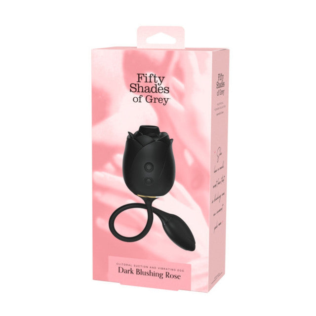 Fifty Shades of Grey Dark Blushing Rose - Clitoral Suction and Vibrating Egg