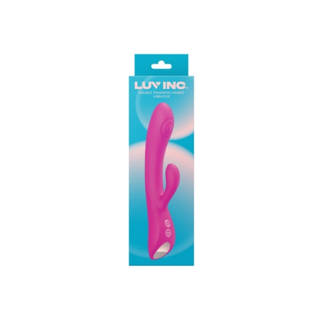 Luv Inc Dr42: Double Thumping Rabbit Vibrator - Pink